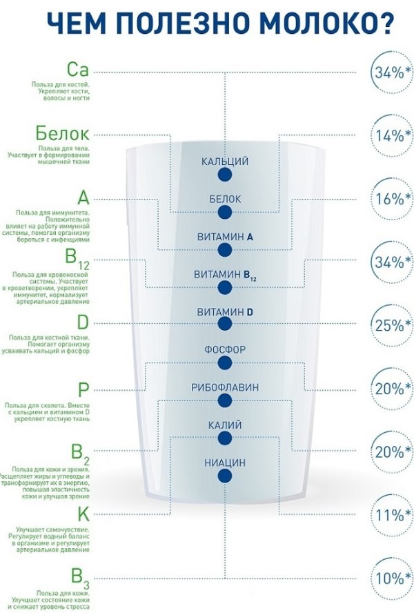 польза коровьего молока